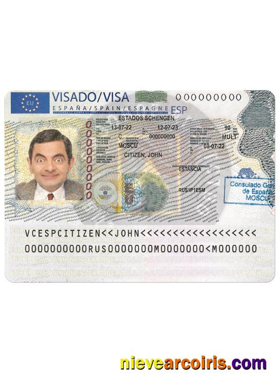 SPAIN travel visa